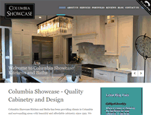 Tablet Screenshot of columbia-showcase.com